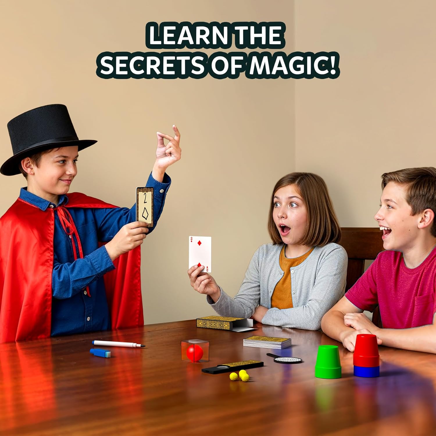 Skillmatics The Classic Magic Kit: Perform 50 Classic Magic Tricks & Illusions