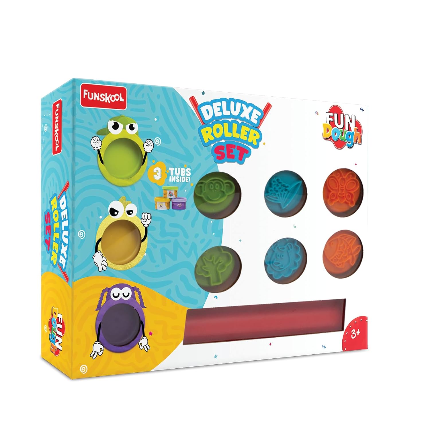 Funskool  - Fundough Playset Deluxe Roller Set
