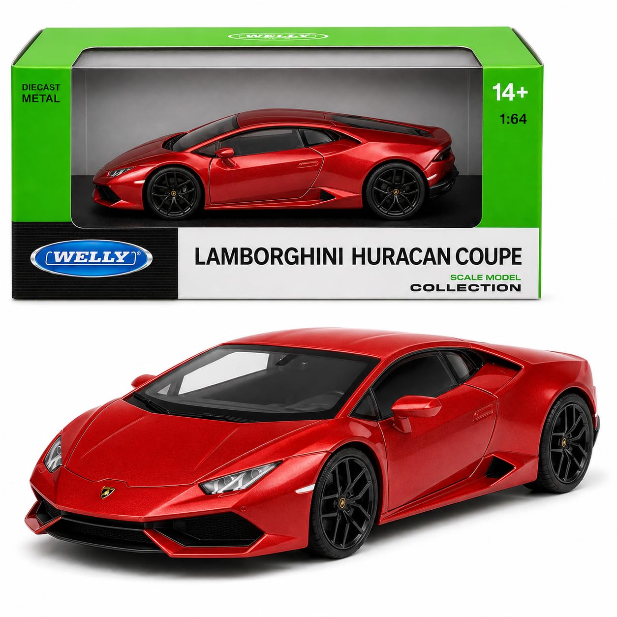 Welly: Lamborghini Huracan Coupe - Red