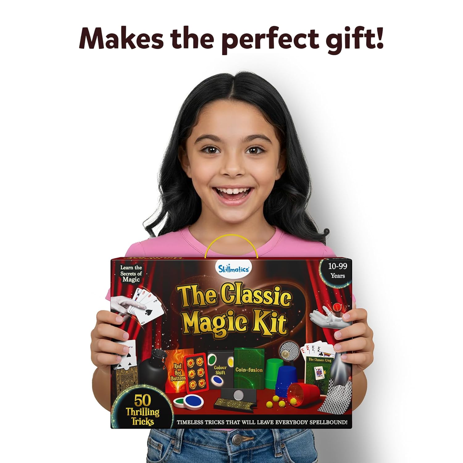Skillmatics The Classic Magic Kit: Perform 50 Classic Magic Tricks & Illusions