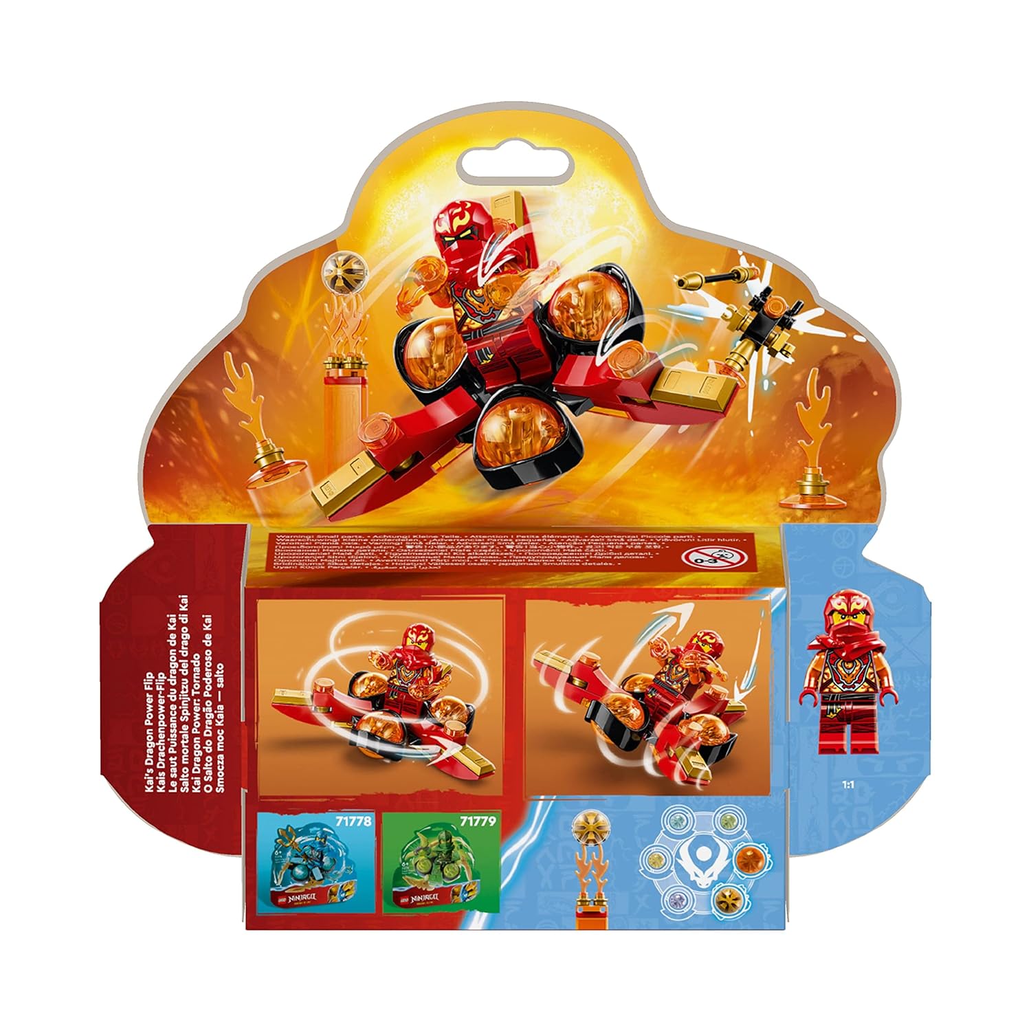 Lego Kai’s Dragon Power Spinjitzu Flip