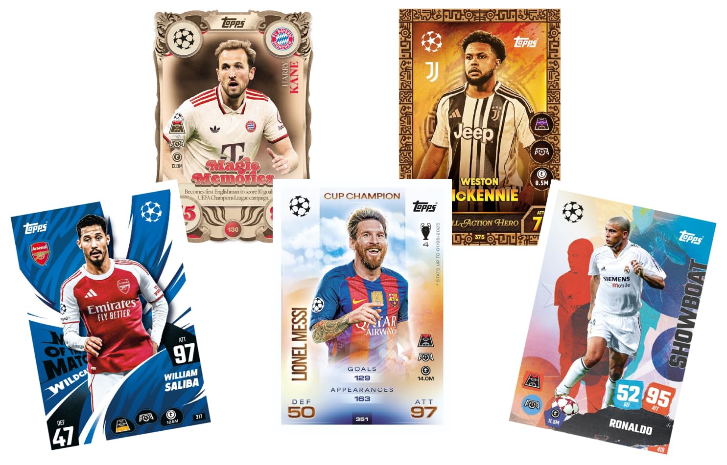 Topps UEFA Champions League Match Attax 2025-26 Trading and Collectible Card Game (Multipack of 2)