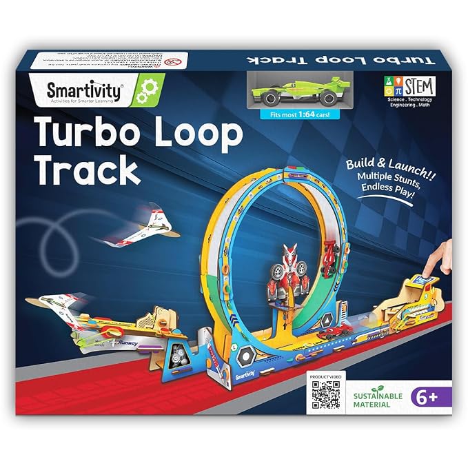 Smartivity High-Speed Race Car Track with Loop