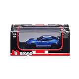 Bburago 2020 Mustang Shelby GT500 - Blue - 1:64