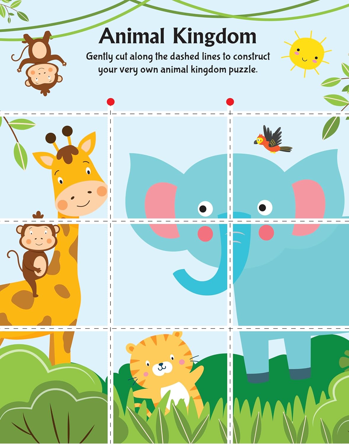 Dreamland Publications - Animal Friends Scissors Skills Activity Book