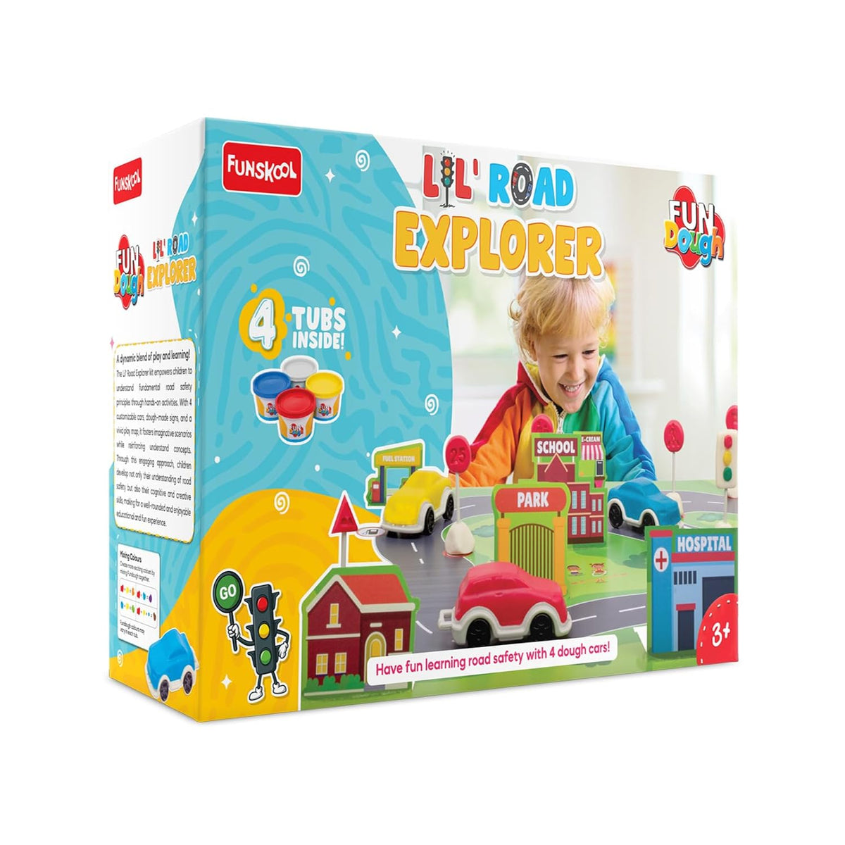 Funskool- Fundough Playset Lil' Road Explorer