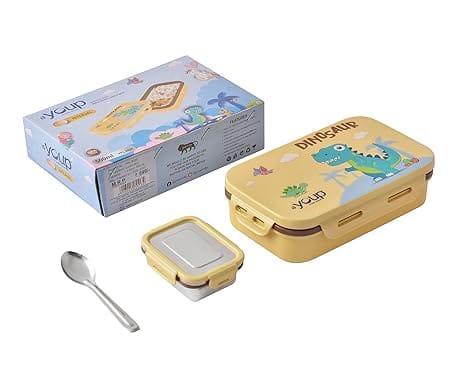 Youp Interval Dinisaur Lunch Box (Yellow)