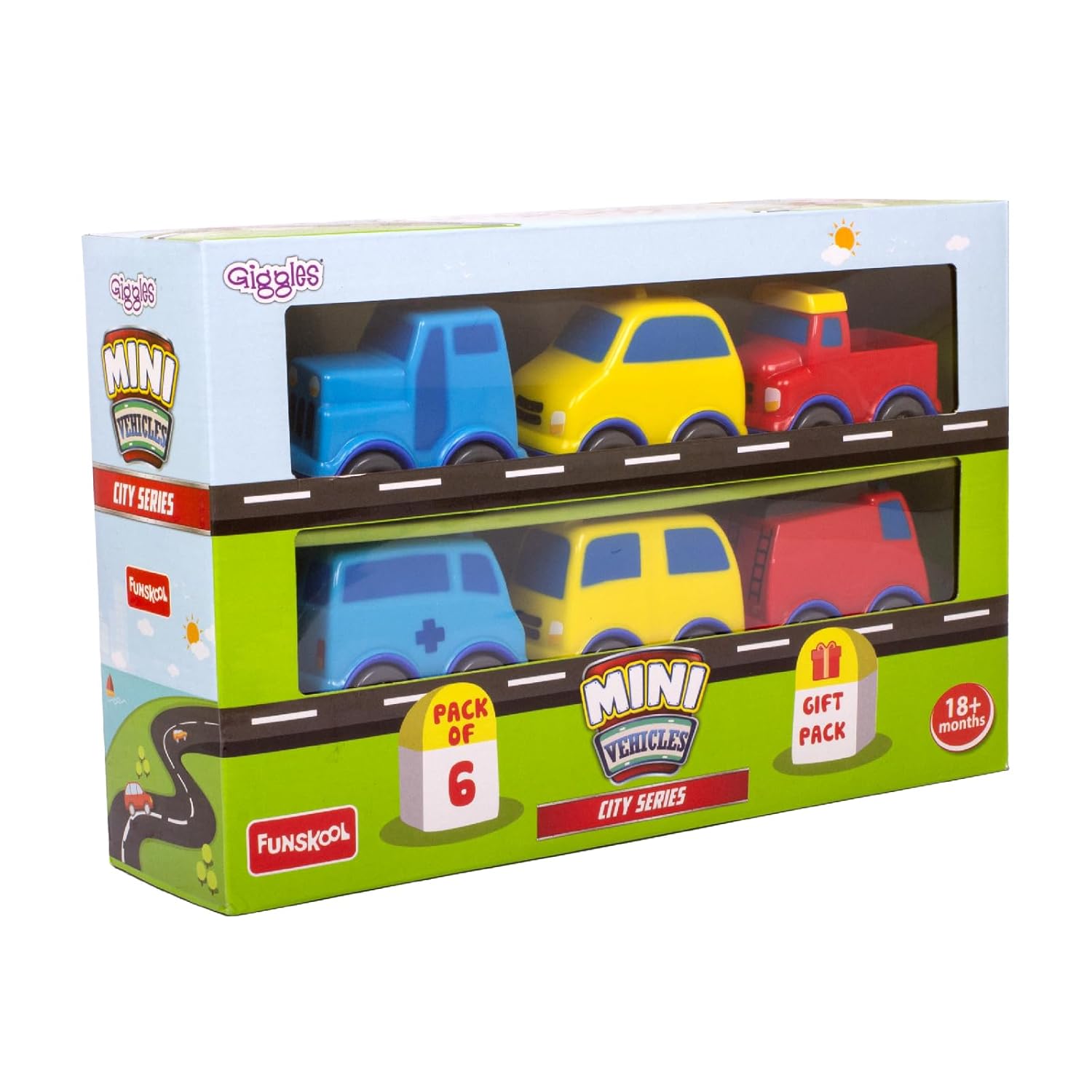Funskool Giggles - Mini Vehicles City Series