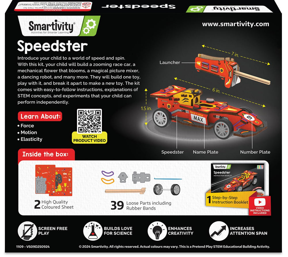 Smartivity Speedster F1 Racing Car