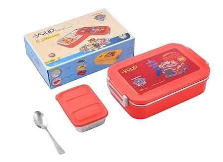 Youp Paw Patrol Tasty Bites Lunch Box with Spoon Red