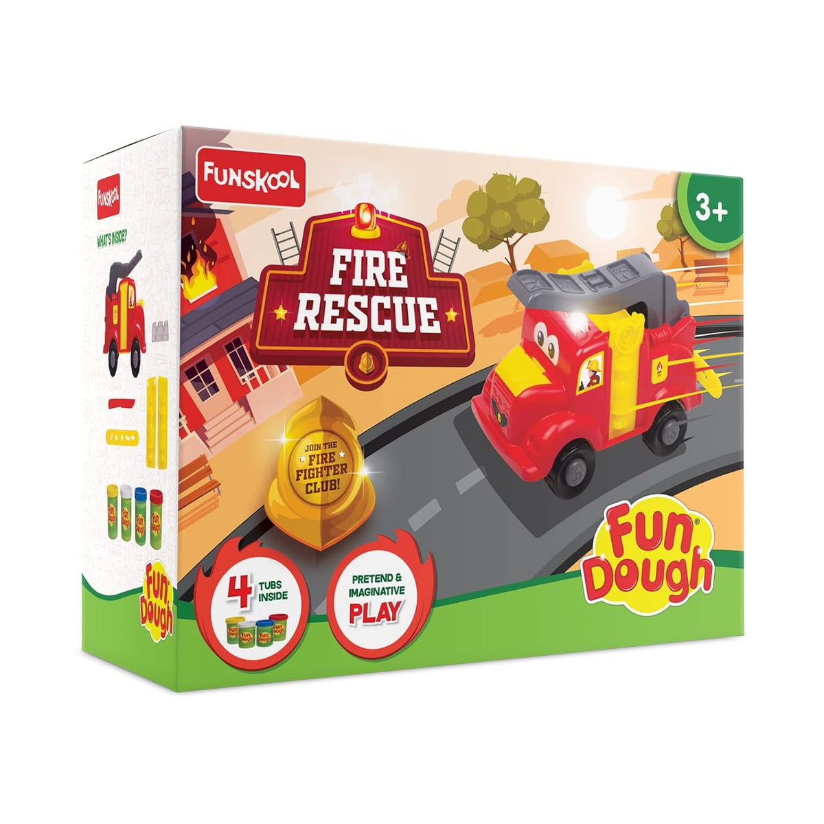 Funskool- Fundough Playset Fire Rescue