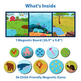 Skillmatics Letters, Numbers & Animals Magnetic Matching Activity