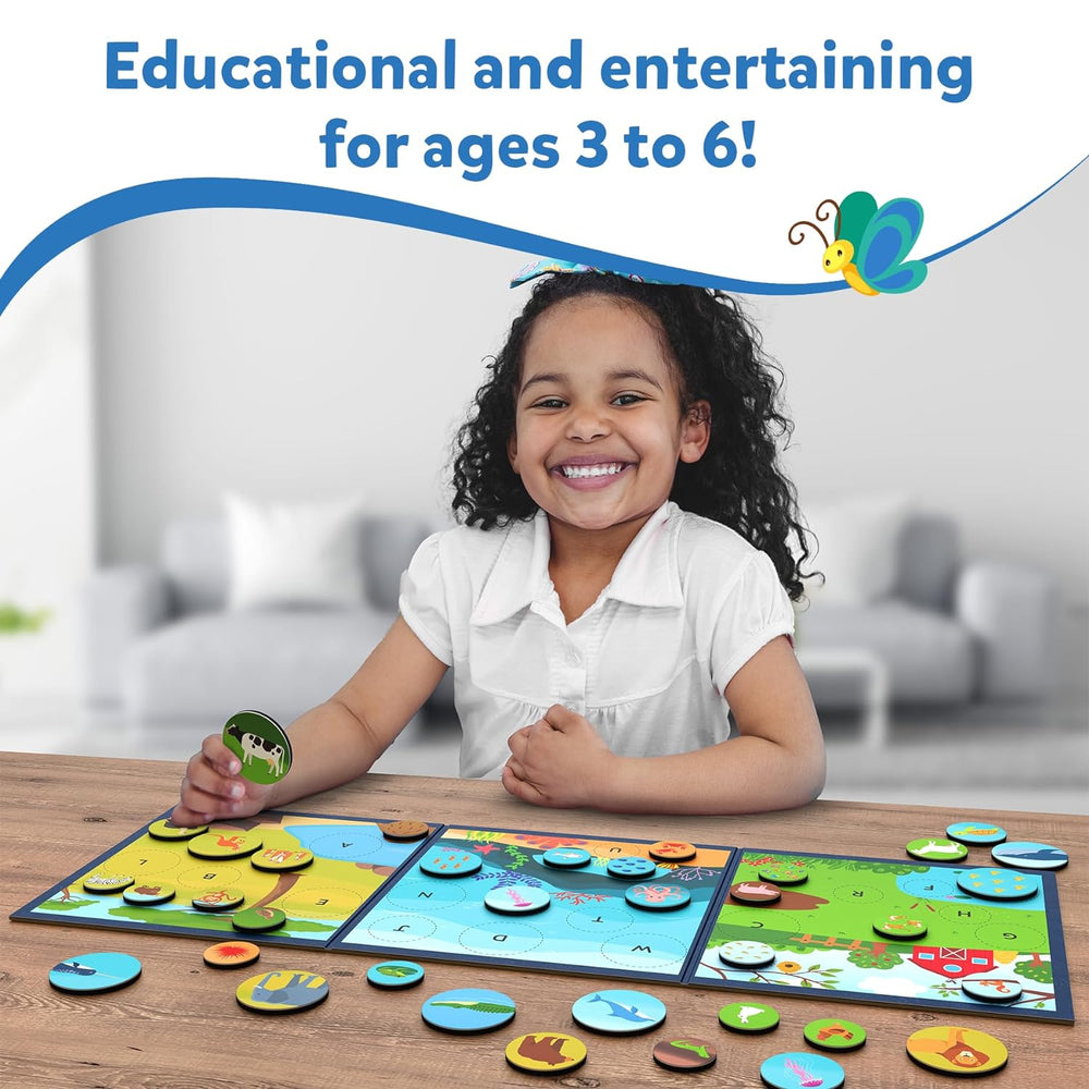 Skillmatics Letters, Numbers & Animals Magnetic Matching Activity