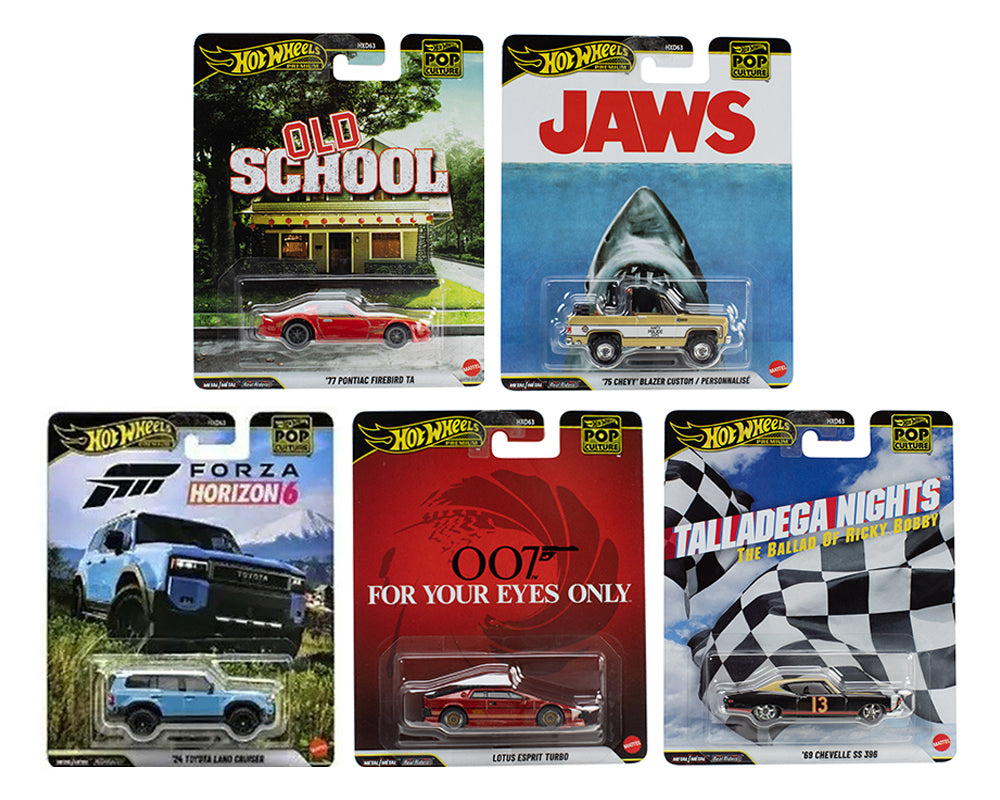 Hot Wheels 2026 Pop Culture  - Set of 5