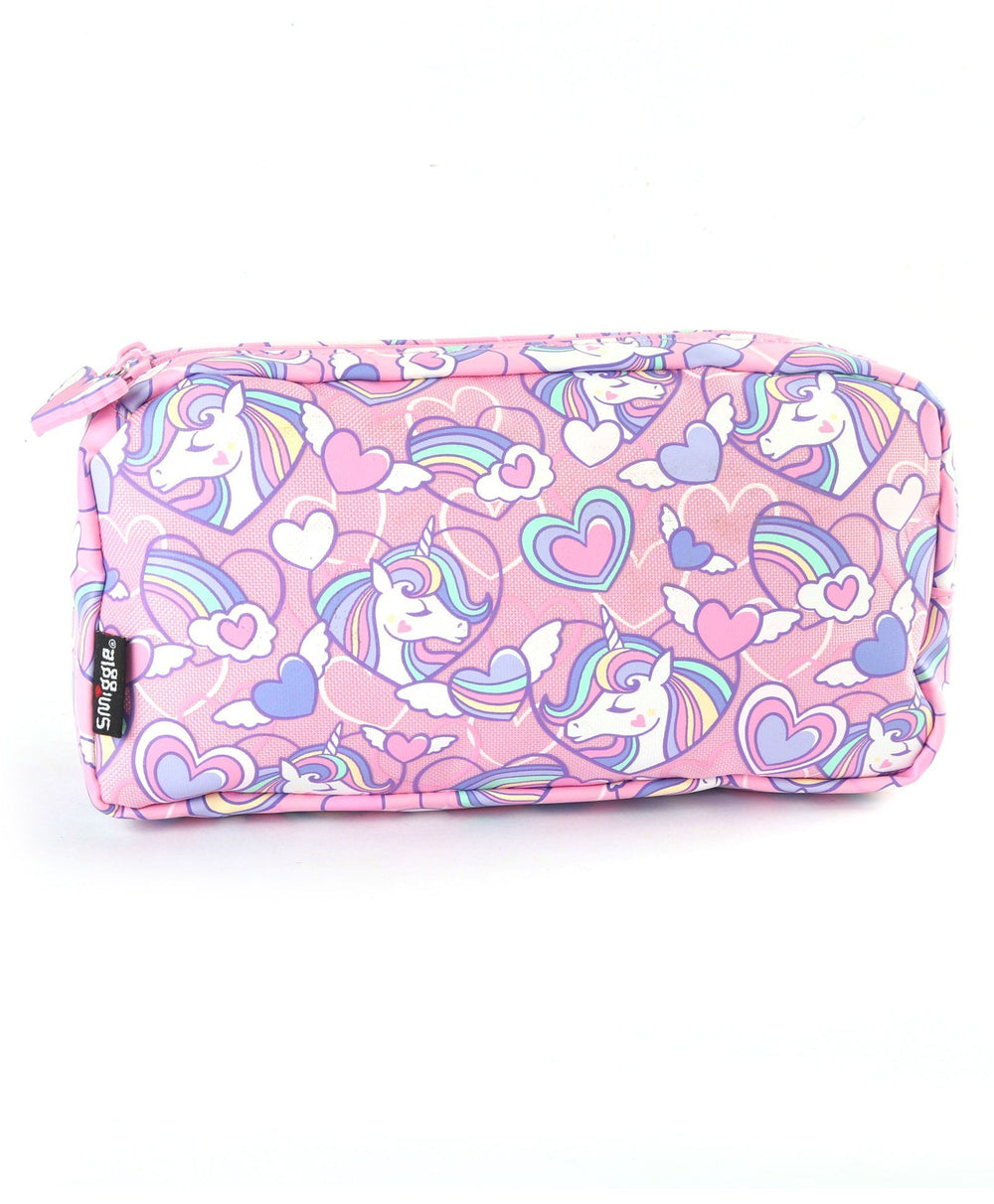 Smiggle Fly Hi Pencil Pouch Unicorn - Pink