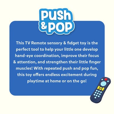 Skillmatics Push & Pop: TV Remote