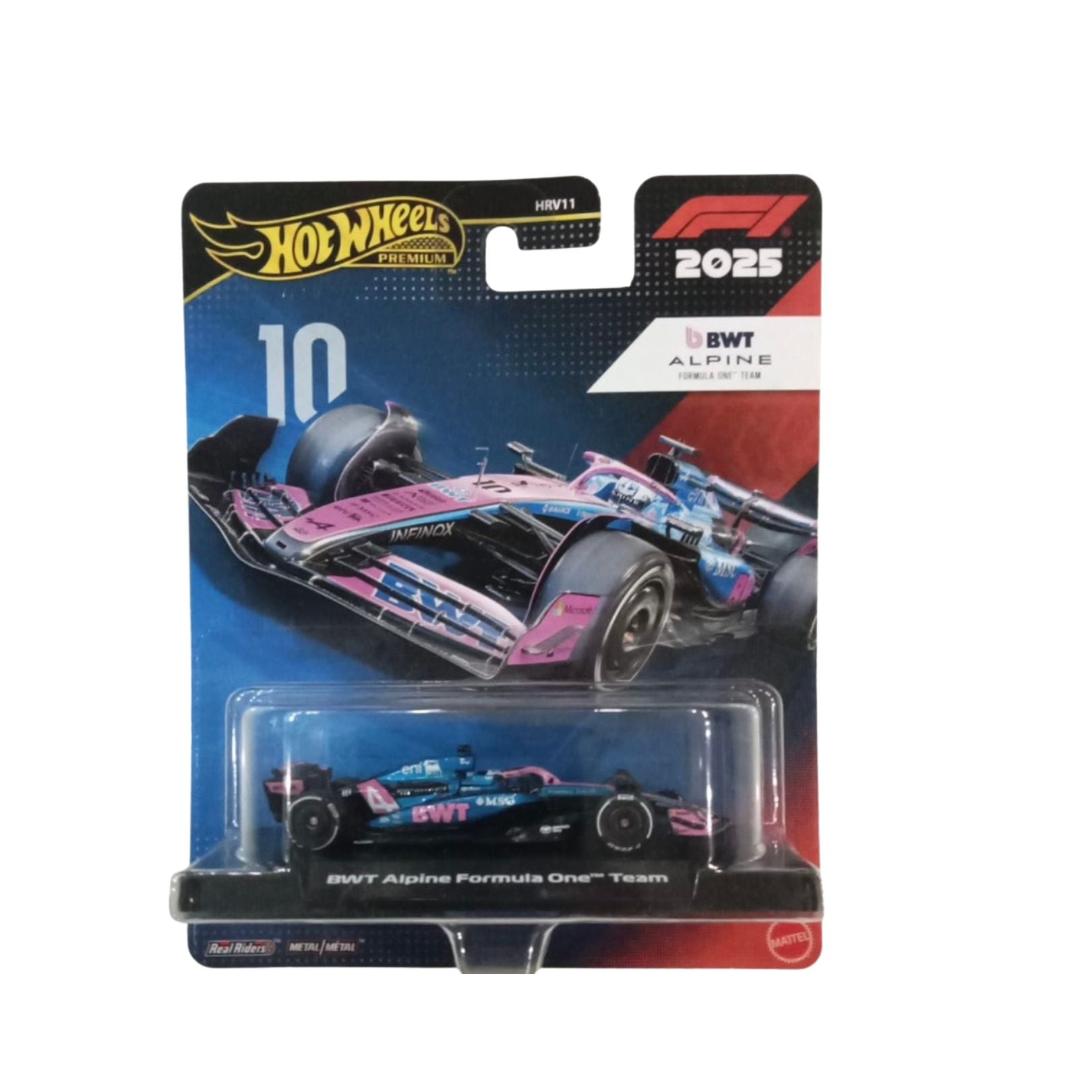 Hot Wheels F1 2025 McLaren Formula 1 Team Number 10