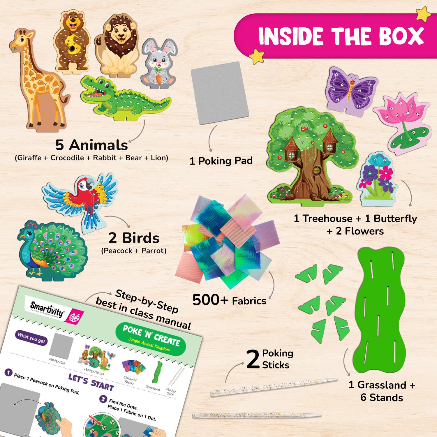 Smartivity Poke ‘n’ Create Jungle Animal Kingdom