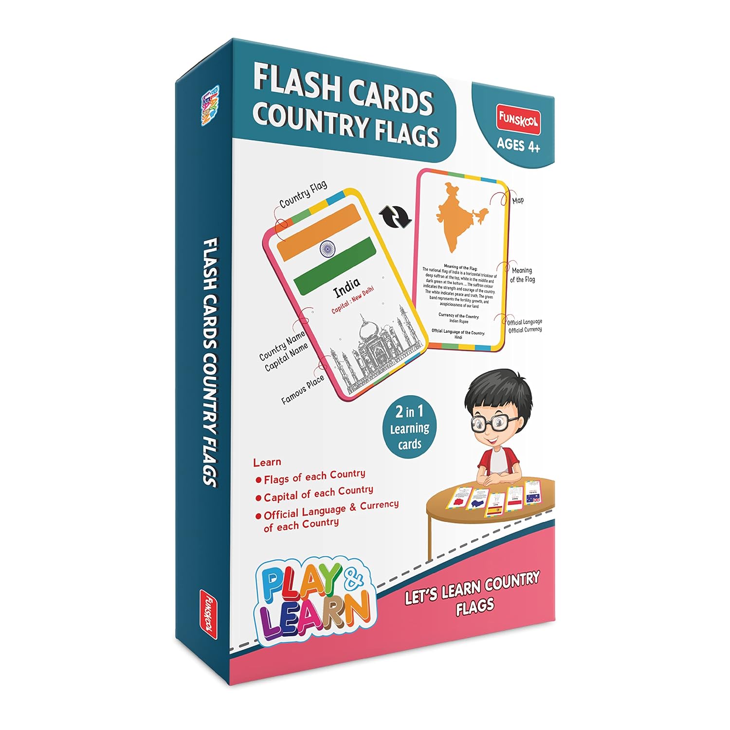Funskool Play & Learn-Country Flags