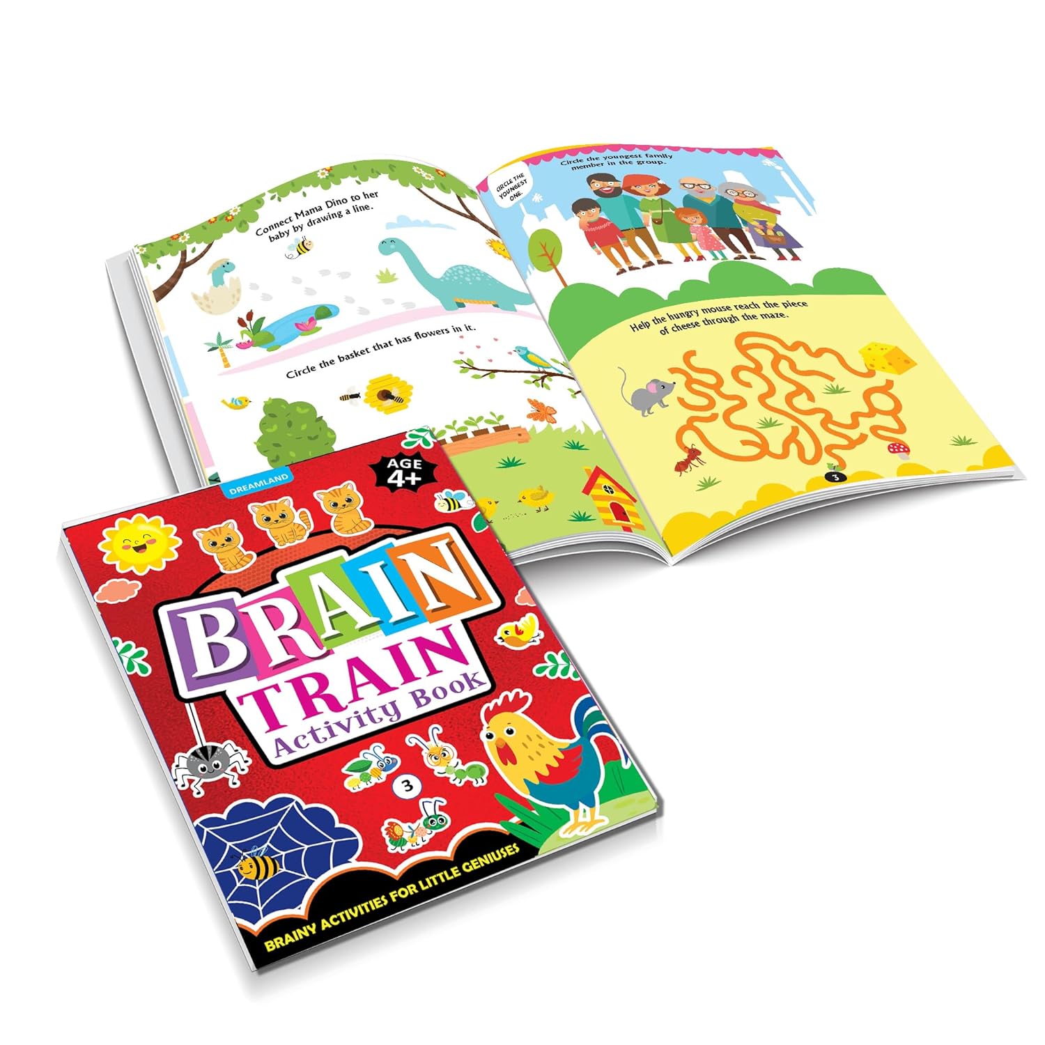 Dreamland Publications - BRAIN TRAIN ACTIVITY - AGE 4+