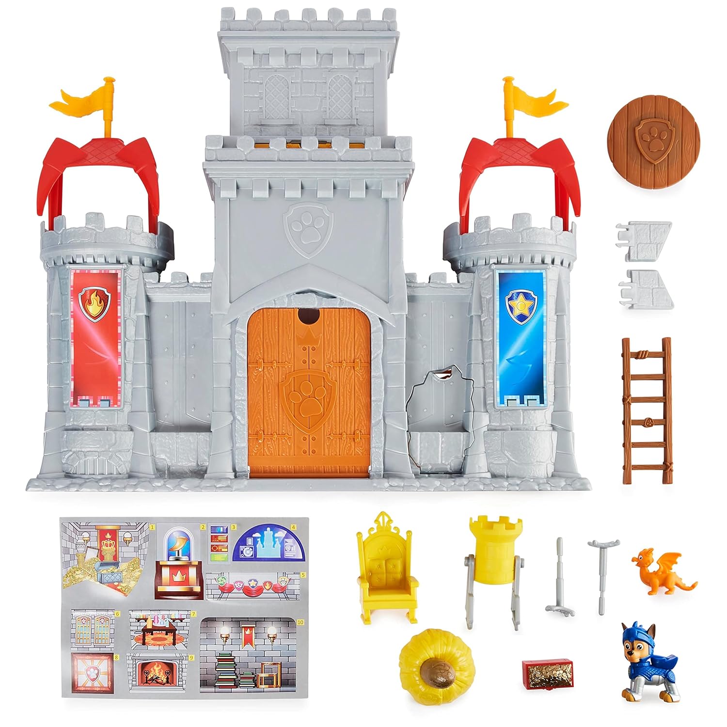 Paw Patrol Chase Rescue Knights Castle HQ