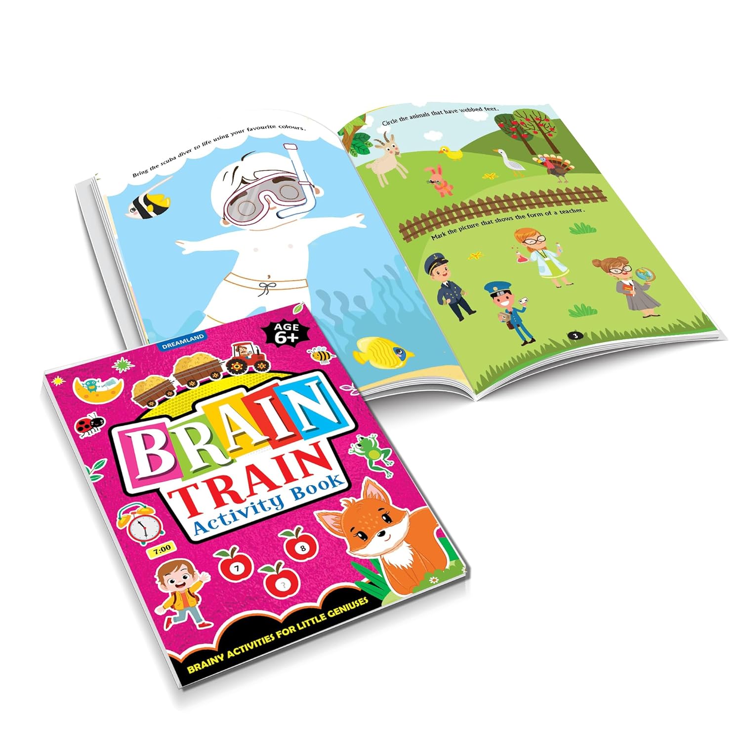 Dreamland Publications - BRAIN TRAIN ACTIVITY - AGE 6+