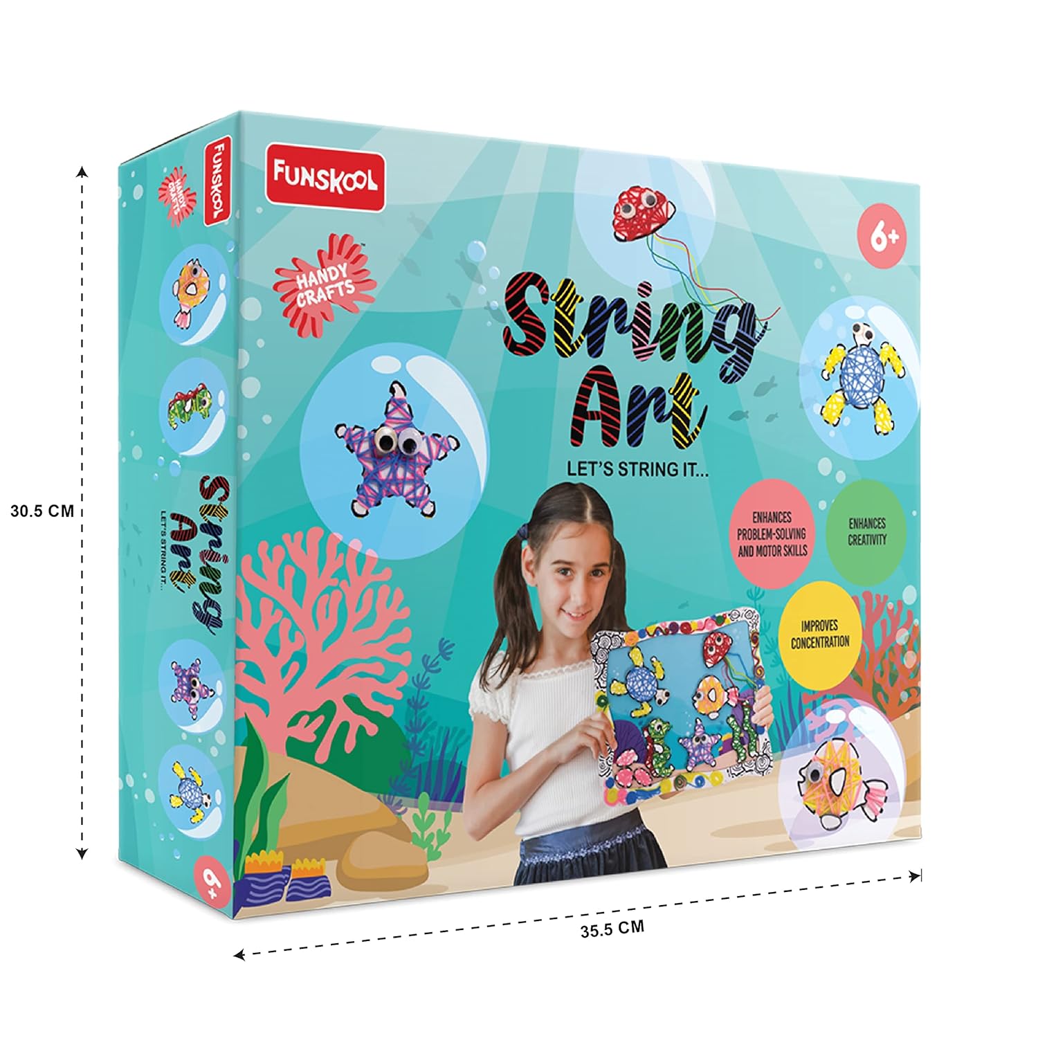 Funskool Handycrafts DIY String Art Kit