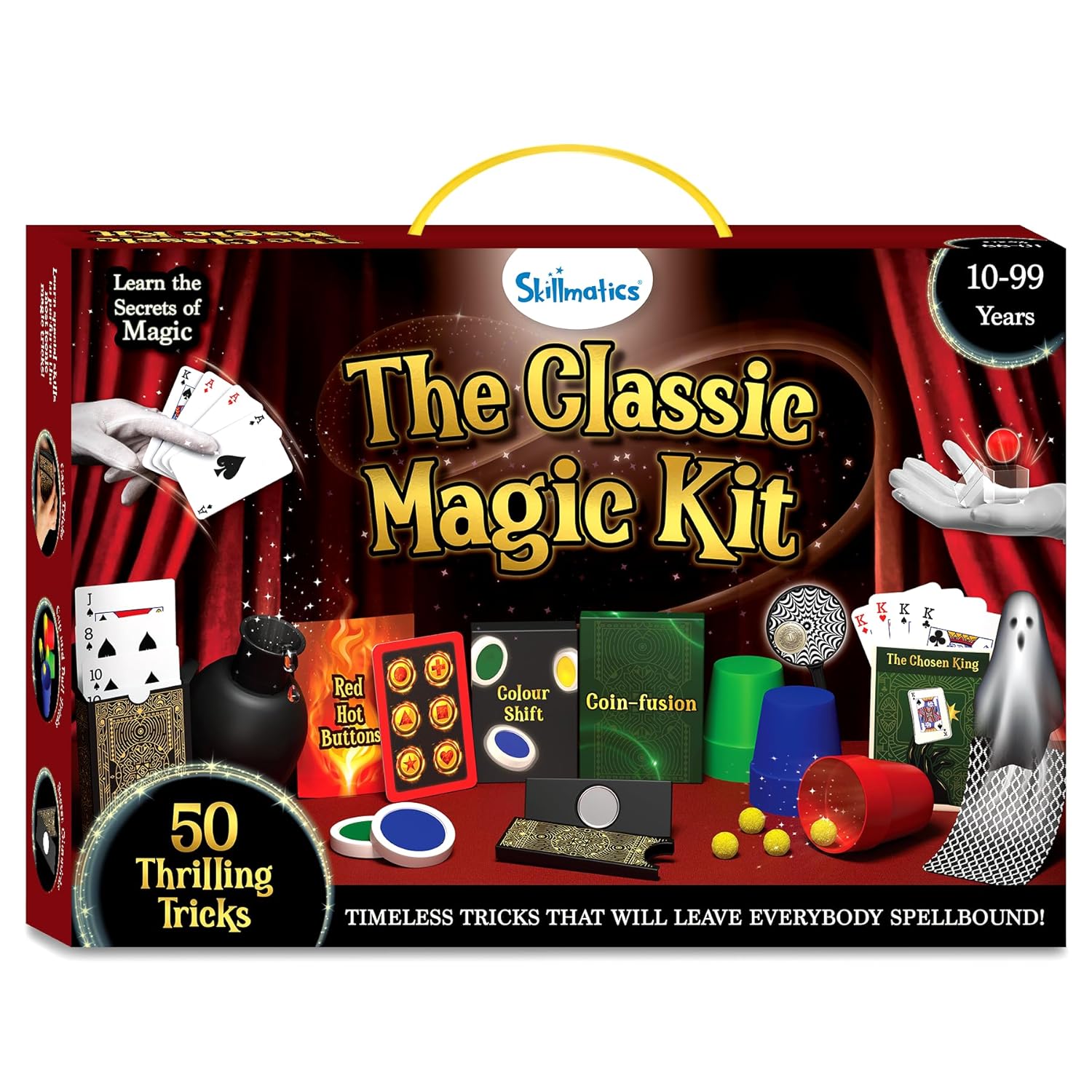 Skillmatics The Classic Magic Kit: Perform 50 Classic Magic Tricks & Illusions