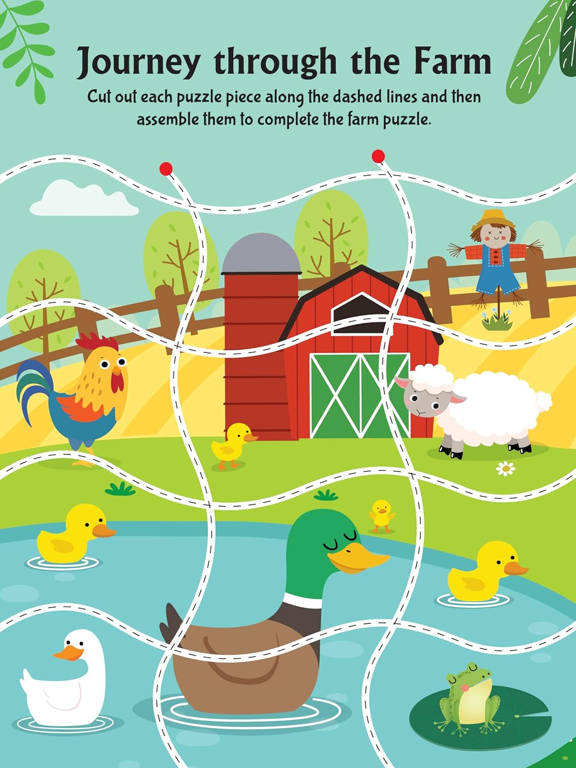 Dreamland Publications - Animal Friends Scissors Skills Activity Book