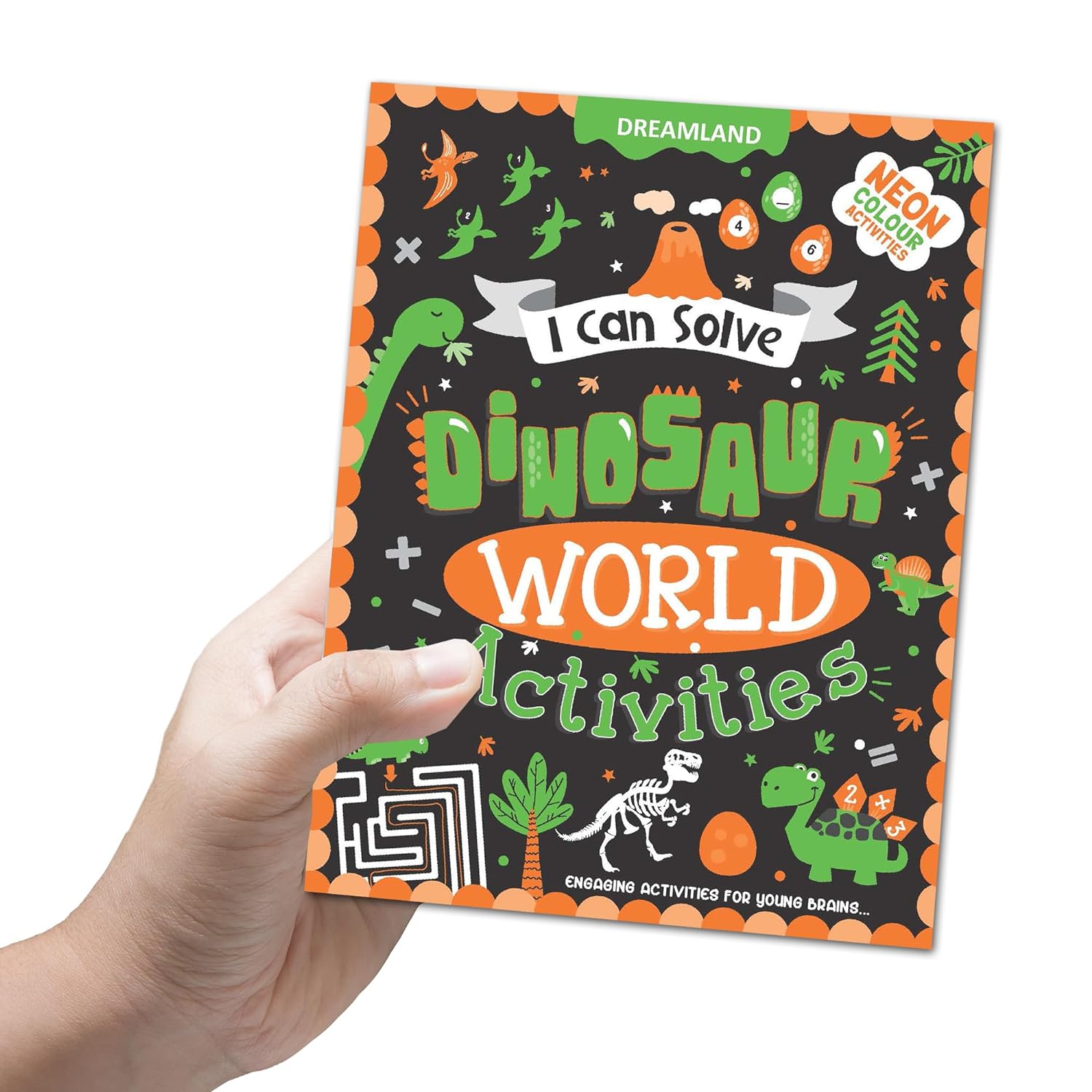 Dreamland Publications - I can Solve Dinosaur World Activities