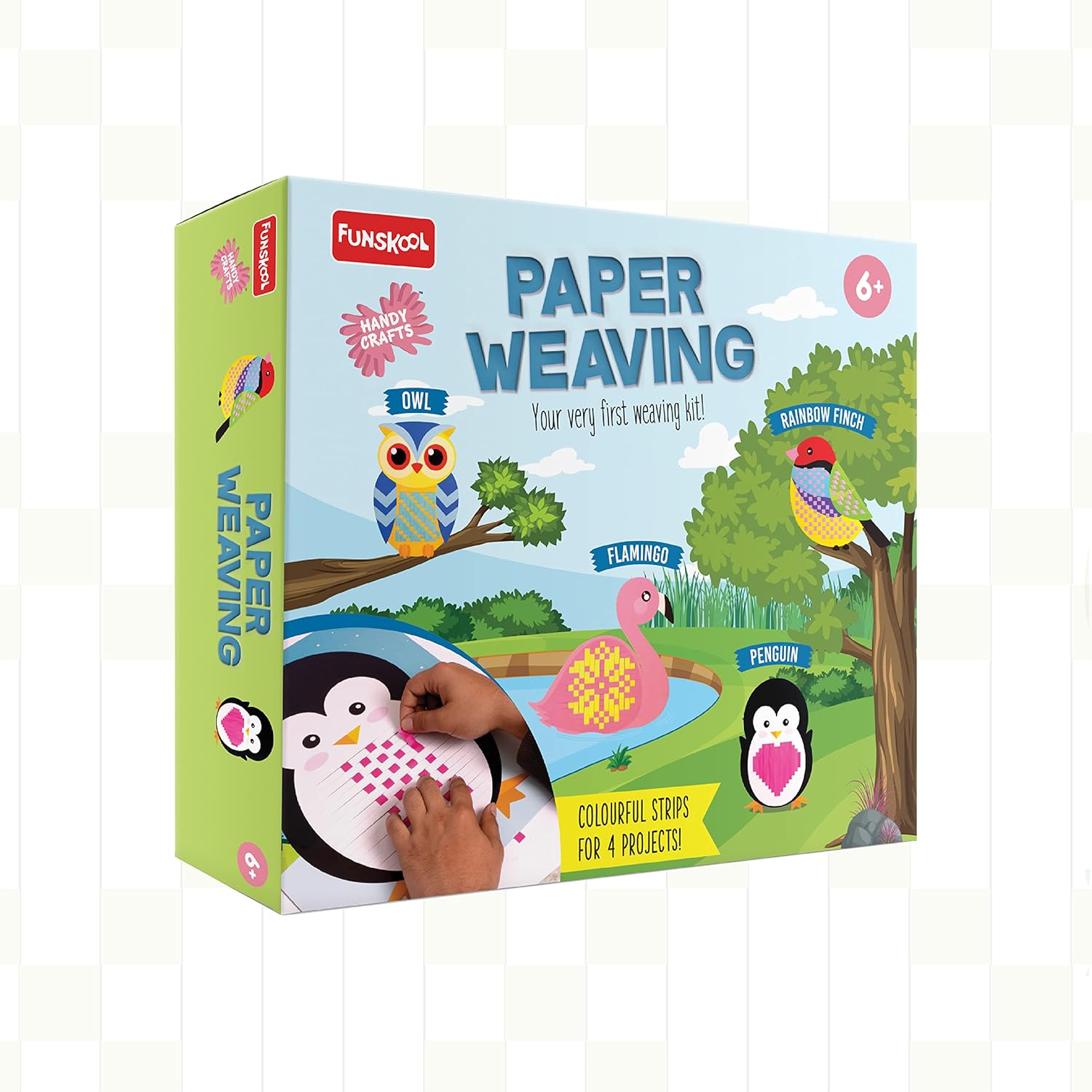 Funskool Handycrafts Paper Weaving, Paper Weaving Kit