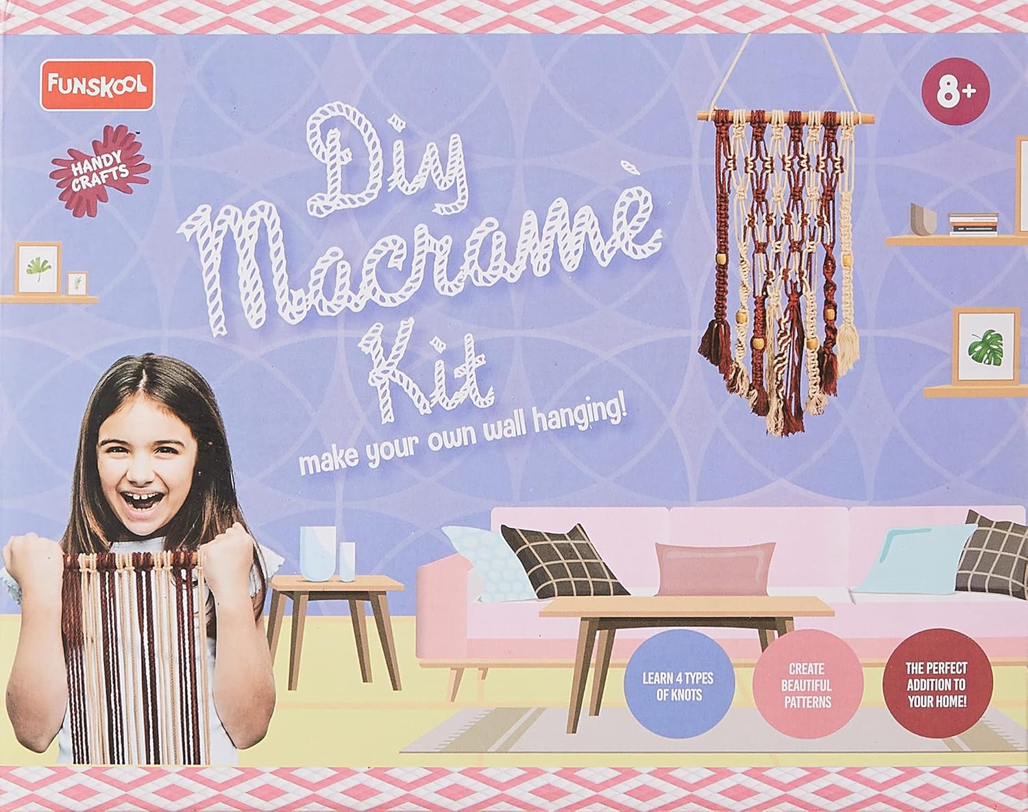 Funskool Handycrafts DIY Macrame Kit
