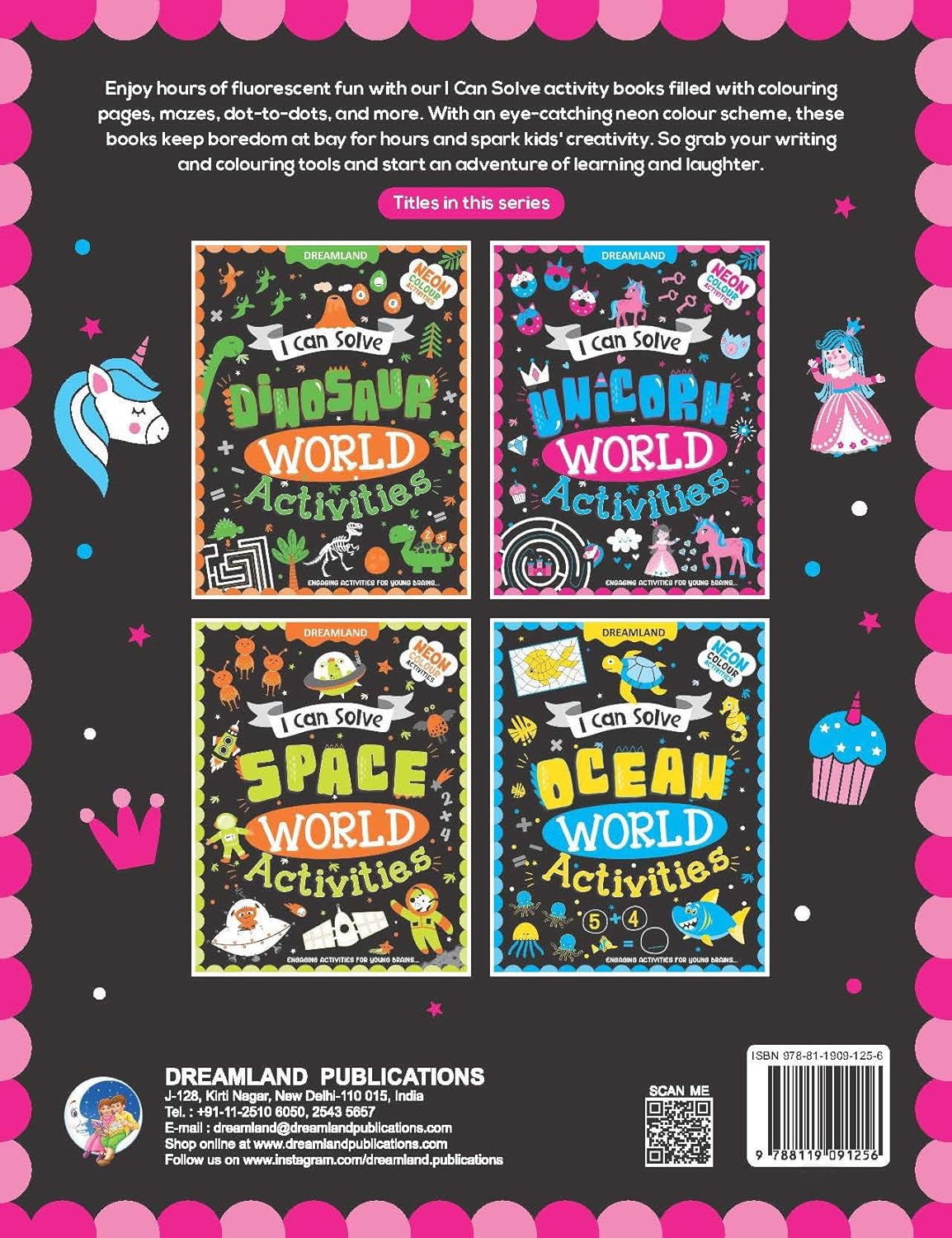 Dreamland Publications - I Can Solve Unicorn World Activities