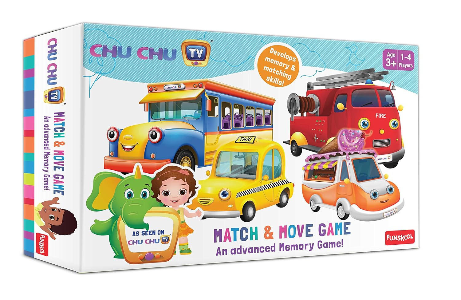 Funskool - Chu Chu Tv Match & Move Game