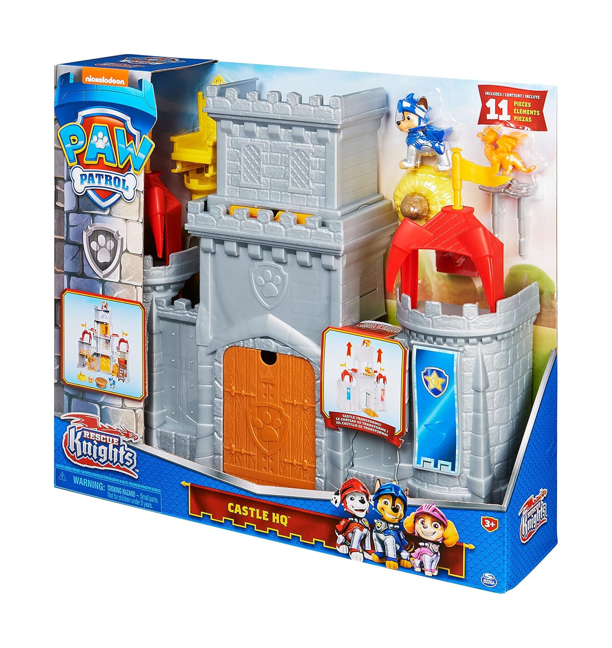 Paw Patrol Chase Rescue Knights Castle HQ