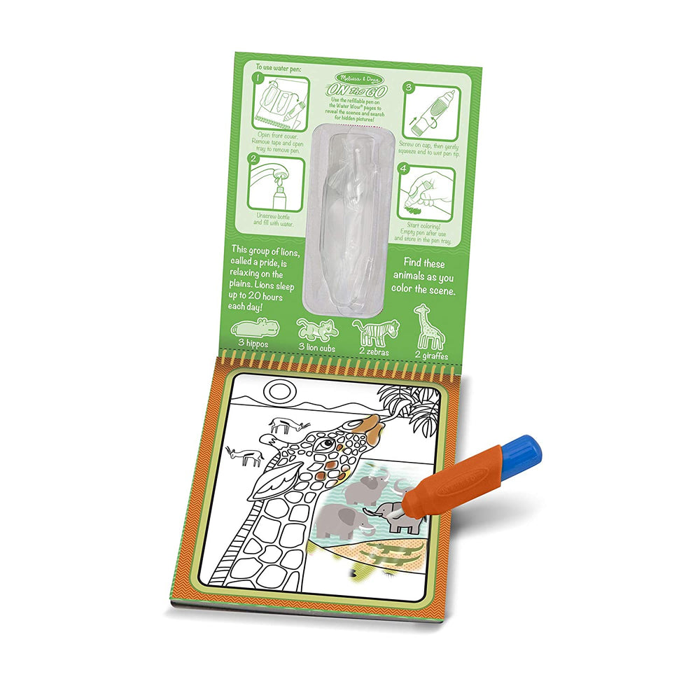 Melissa & Doug Water Wow! Safari Water Reveal Pad