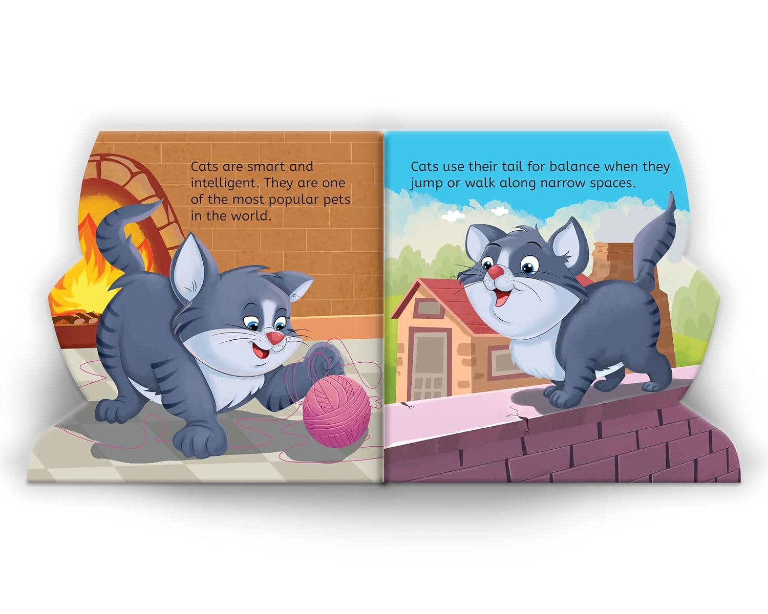Fuzzbuzz Pugs At Play Zoe the Cat And My First Shaped Board Book Cat