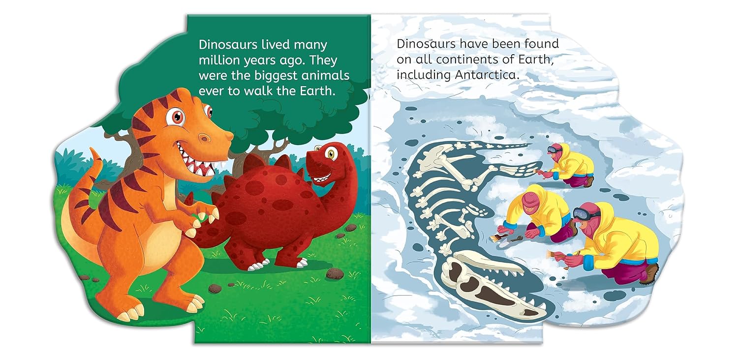 Dragon-i Dinosaurs Junior Megasaur And My First Shaped Board Book Dinosaur