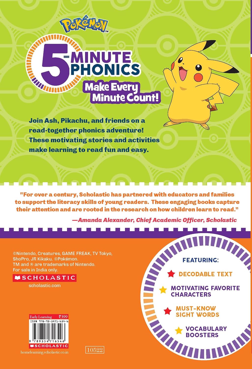 Pokémon: 5-Minute Phonics