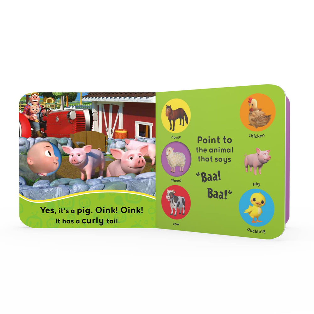 Official Cocomelon: Old MacDonald's Farm: A peep-through book