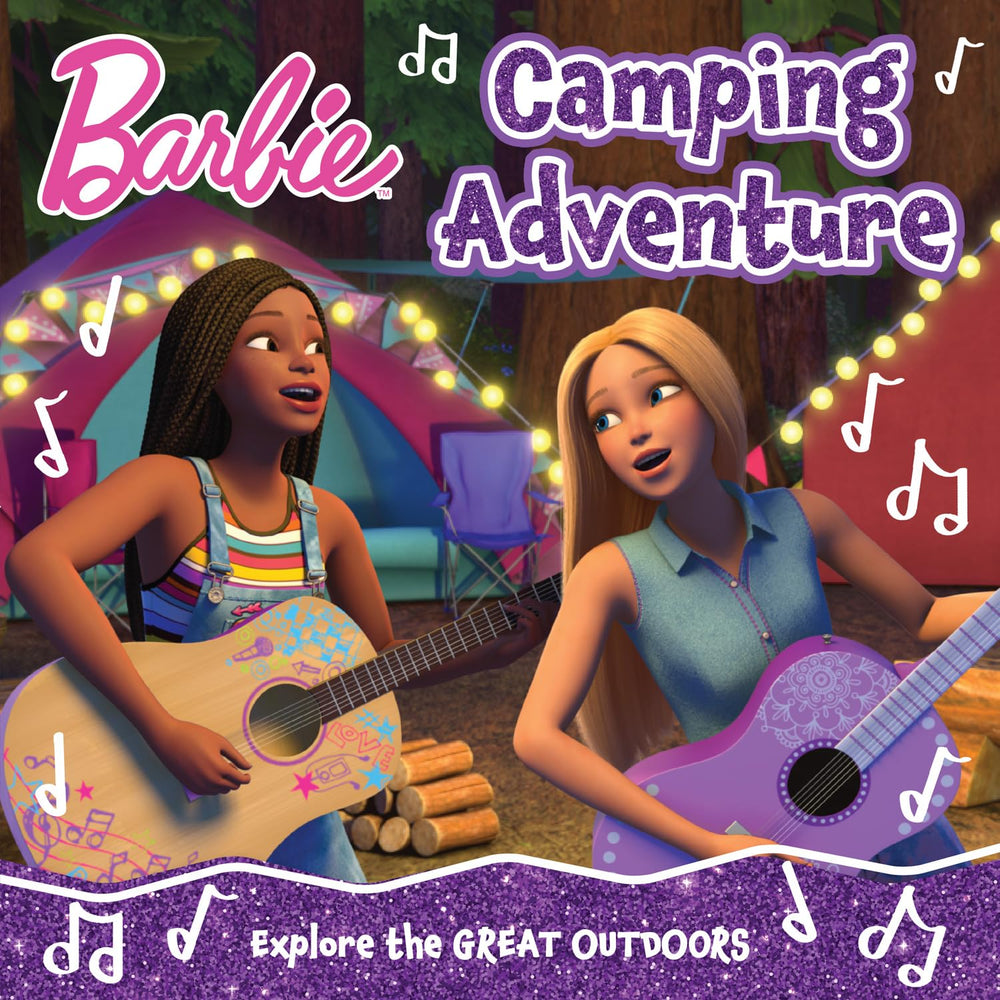Barbie It Takes Two Chelsea Camping Doll With Pet Owl & Accessories And Barbie Camping Adventure Picture Book