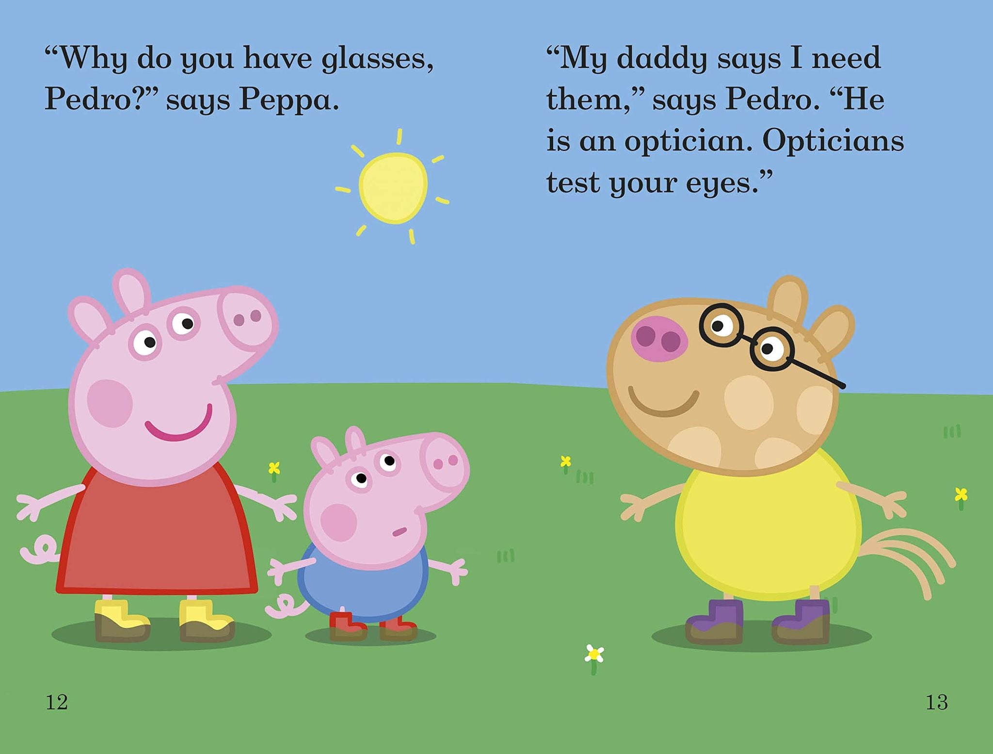 Peppa Pig Peppa's First Glasses Read It Yourself With Ladybird Level 2