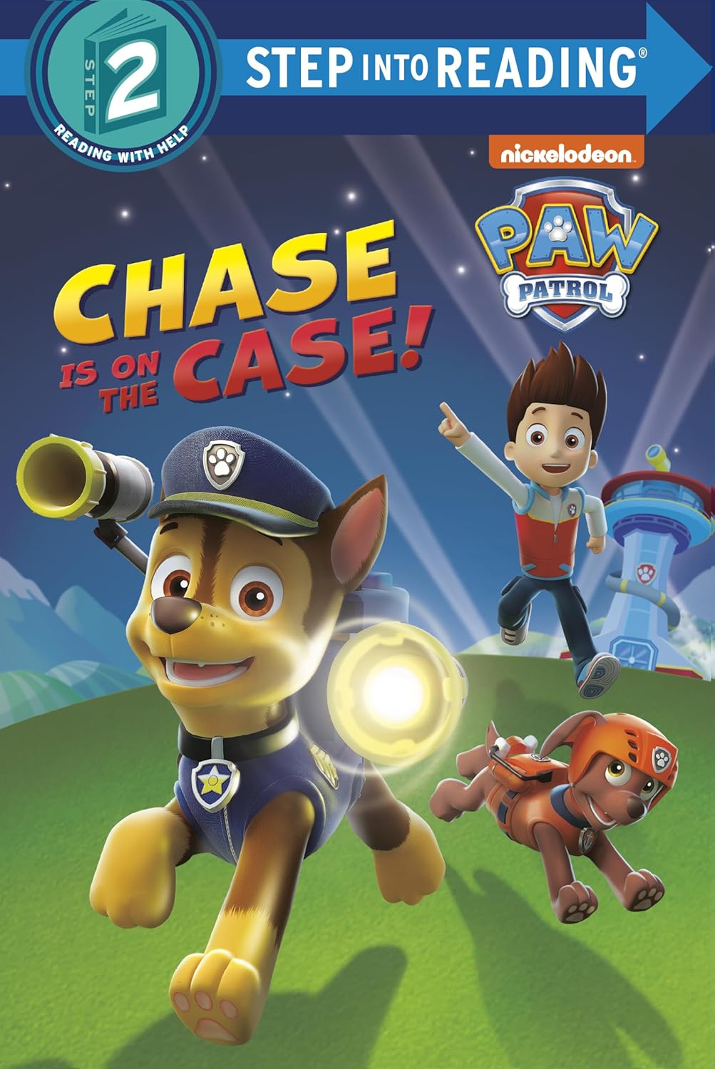 Paw Patrol Chase Patrol Cruiser with Chase Figure And Chase Is On The Case (Step Into Reading Level 2)