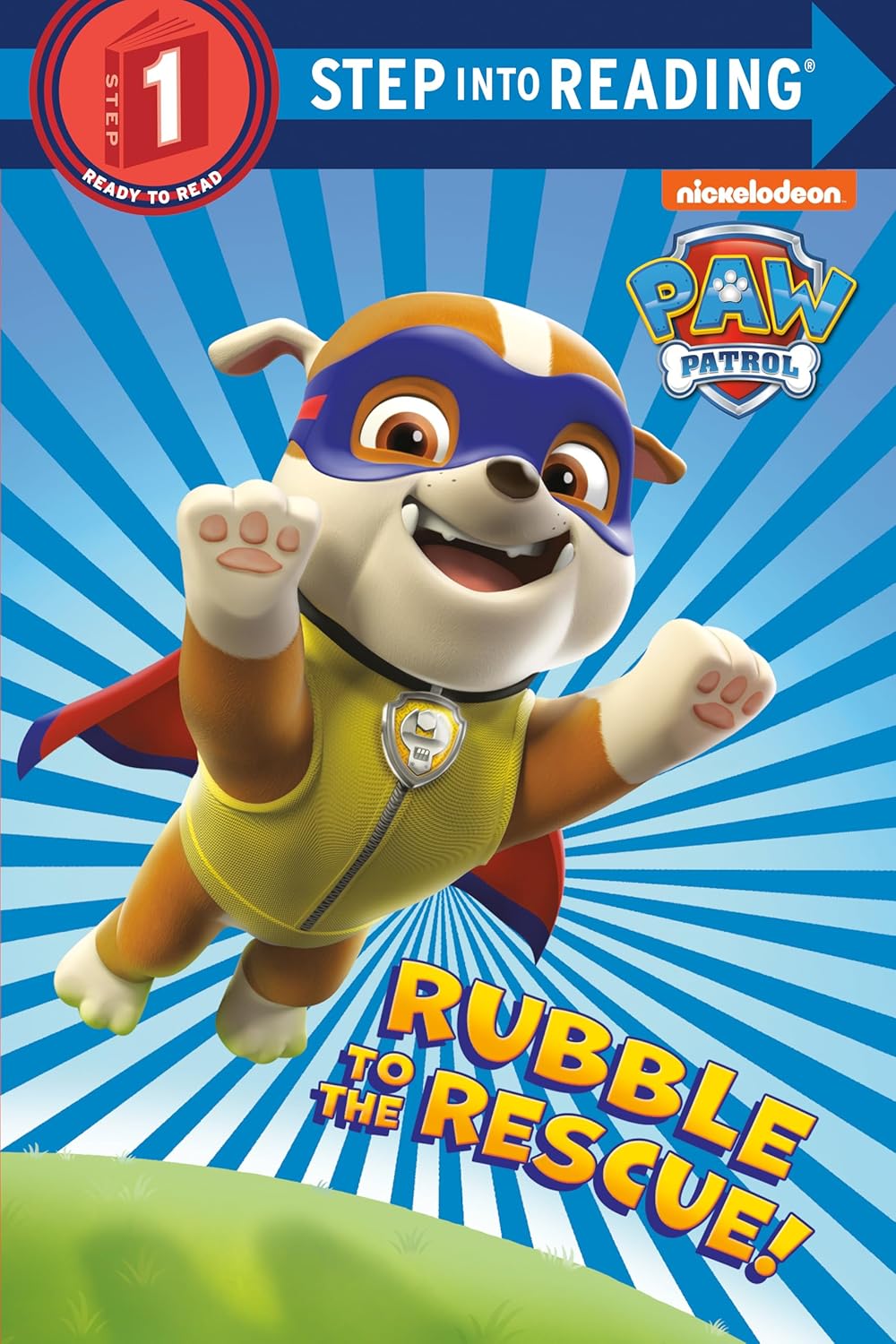 Paw Patrol Rubble Bulldozer with Rubble Figure And Rubble To The Rescue (Step Into Reading Level 1)
