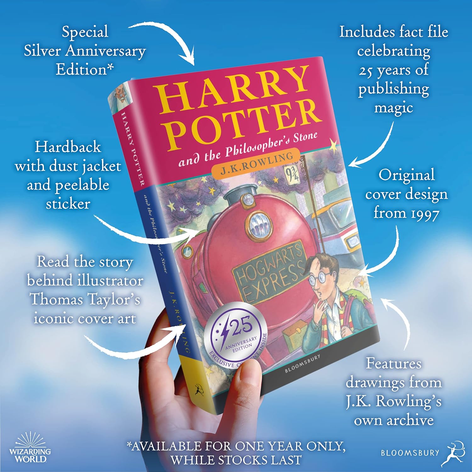 Harry Potter and the Philosopher’s Stone – 25th Anniversary Edition Hardcover