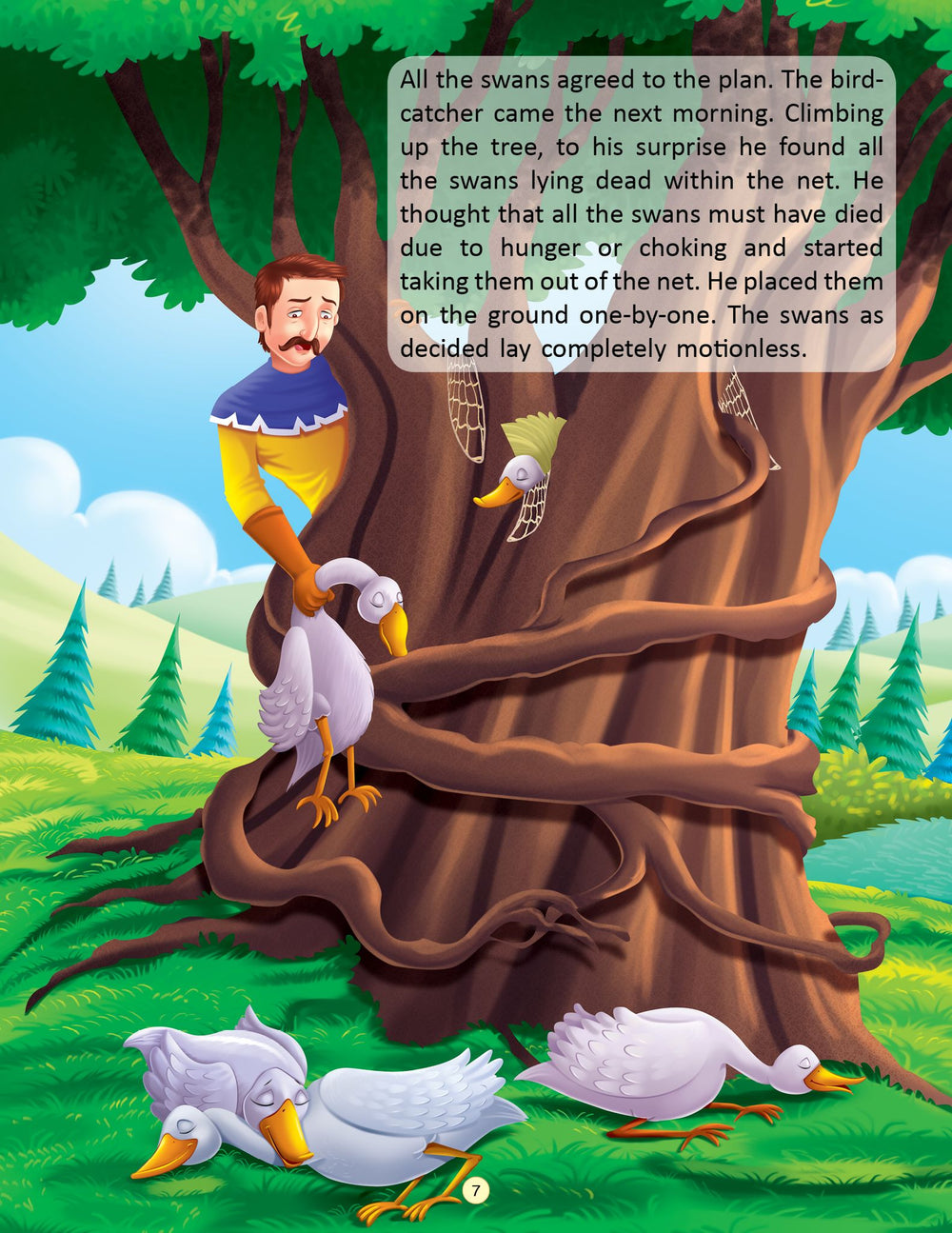 Famous Moral Stories from Panchtantra - The Far-Sighted Swan Book 2