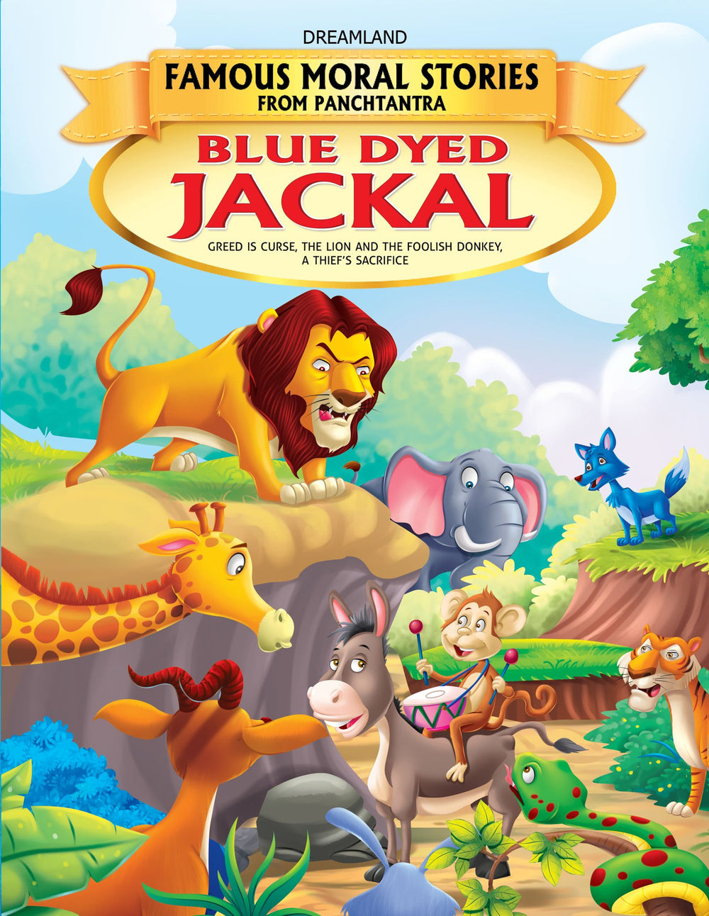 Famous Moral Stories from Panchtantra - Blue Dyed Jackal Book 5