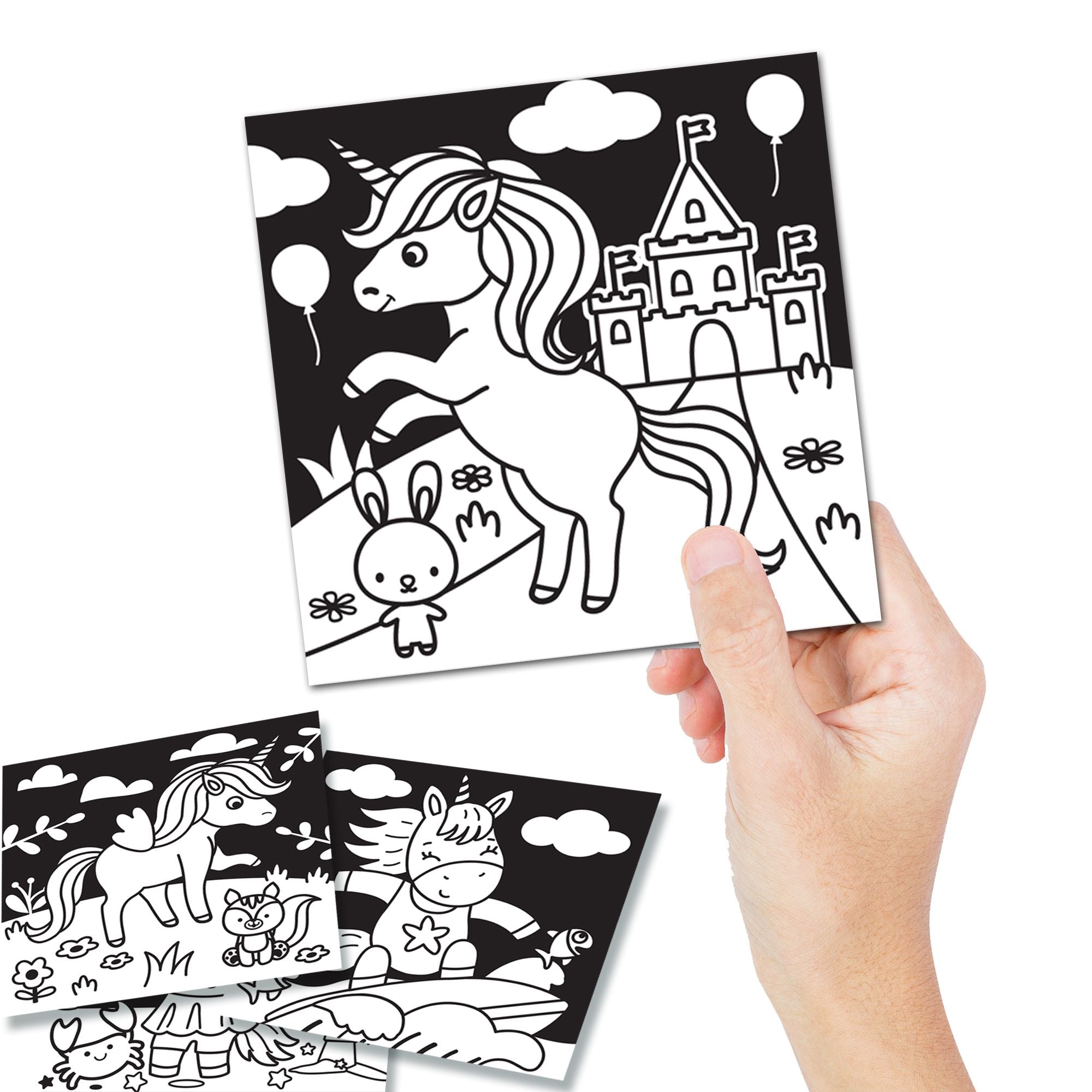Dreamland Publications - Unicorn Velvet Art Set With 10 Free Sketch Pens