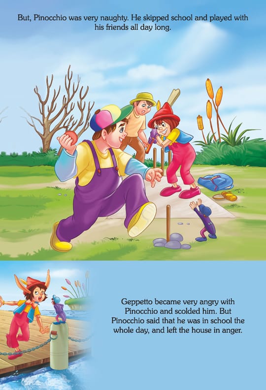 Dreamland Publications - Pop-Up Fairy Tales - Pinocchion