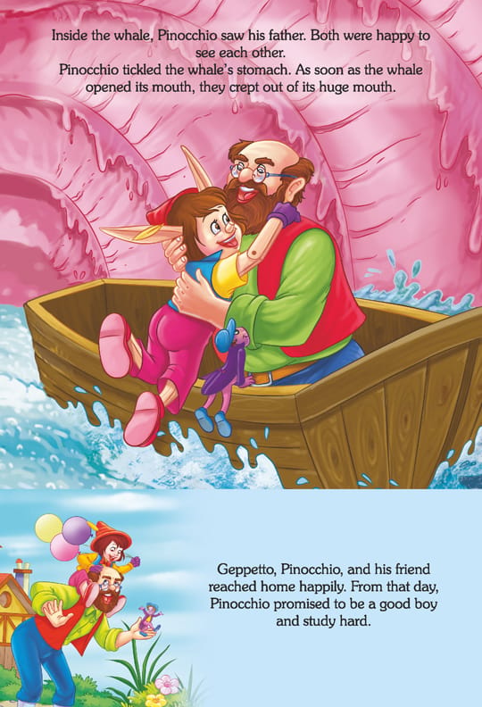 Dreamland Publications - Pop-Up Fairy Tales - Pinocchion